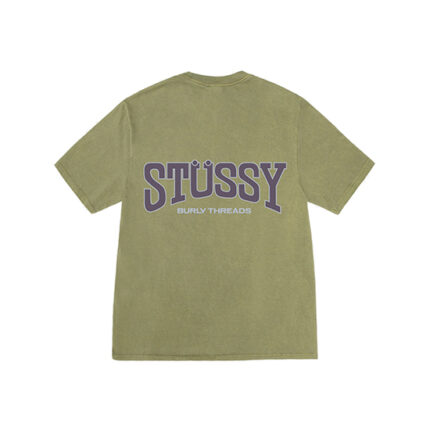 Stussy Burly Threads T-shirt Vert