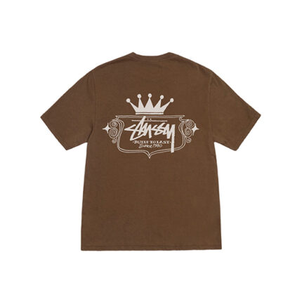 Stussy Construit pour durer T-shirt Marron