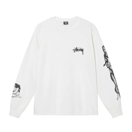 Sweat En Polaire Stussy Blanc