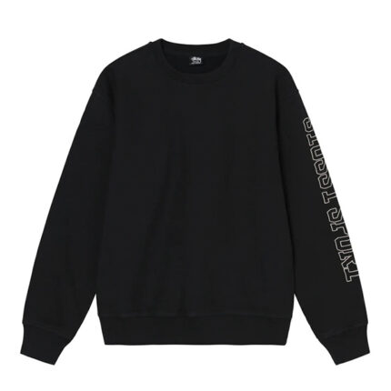 Sweat Ras Du Cou Stussy Noir