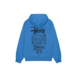 Sweat à capuche Stussy bleu Basic