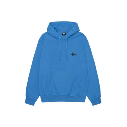 Sweat à capuche Stussy bleu Basic