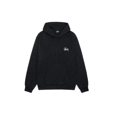 Sweat à capuche basique Stussy noir